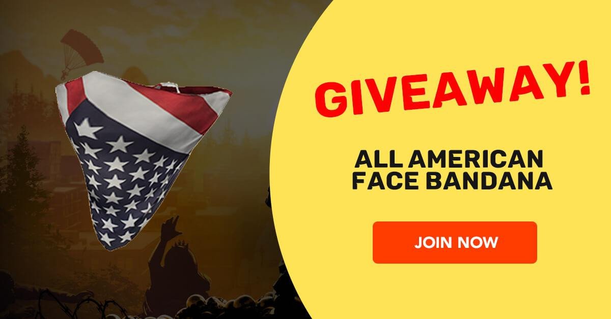 Free Giveaway All American Face Bandana - 12 000 robux giveaway