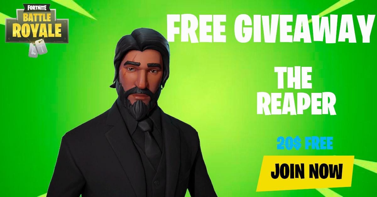 Free GIVEAWAY - The Reaper Skin - 1200 x 628 jpeg 71kB