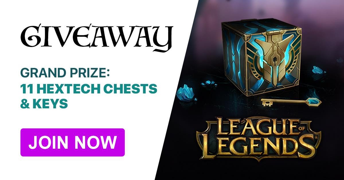 Free Giveaway 11 Hextech Chests Keys - how to get 4000 robux free 10000 robux giveaway working