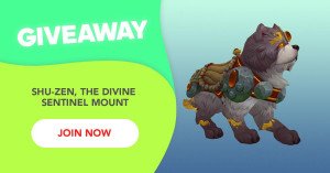 Join Shu-zen, the Divine Sentinel Mount