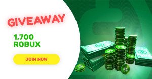 Join 1700 Robux Giveaway