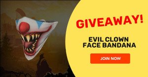 Join Evil Clown Face Bandana