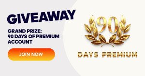 Join 90 DAYS OF PREMIUM ACCOUNT