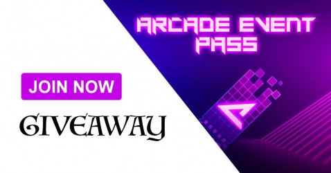 ARCADE EVENT PASS giveaway