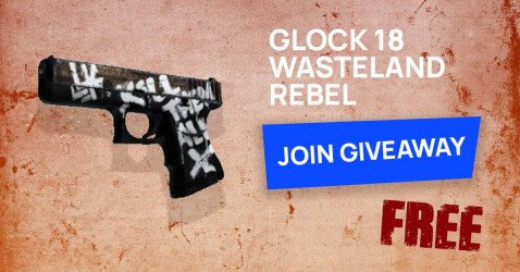 Glock-18 Wasteland Rebel giveaway