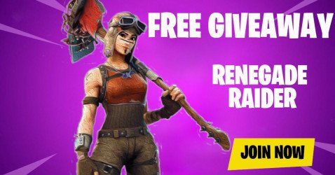 Renegade Raider Skin giveaway