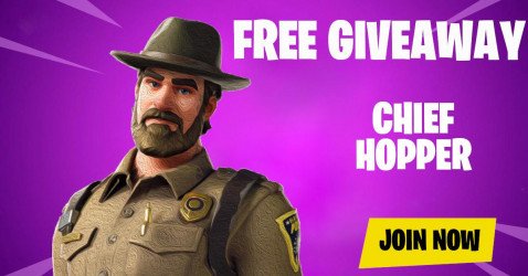 Chief Hopper Skin giveaway