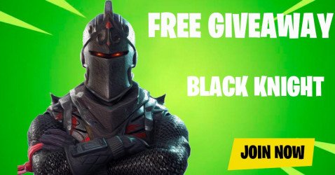 Black Knight Skin giveaway