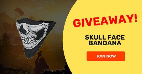 Skull Face Bandana giveaway