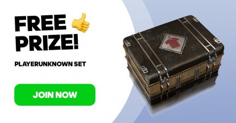 PLAYERUNKNOWN SET giveaway