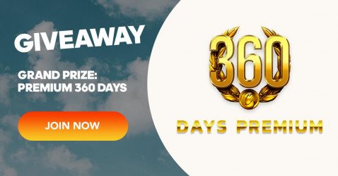 PREMIUM: 360 DAYS giveaway