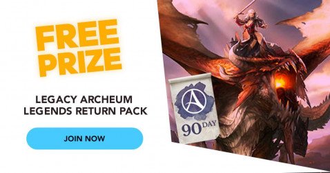 Legacy Archeum Legends Return Pack giveaway