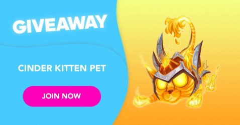 Cinder Kitten Pet giveaway