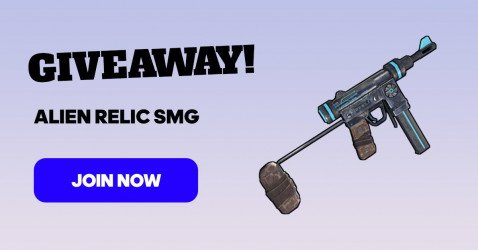 Alien Relic SMG giveaway