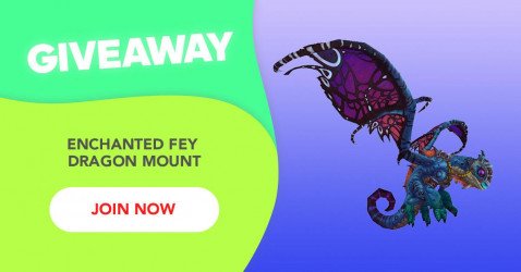 Enchanted Fey Dragon Mount giveaway
