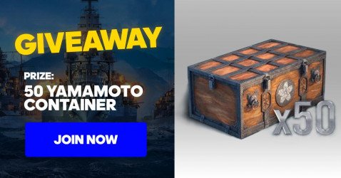 50 YAMAMOTO CONTAINER. giveaway