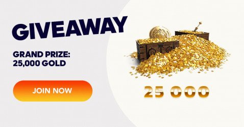 25,000 GOLD giveaway