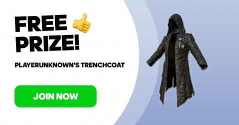 PLAYERUNKNOWN'S Trenchcoat giveaway