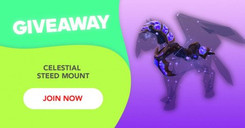 Celestial Steed Mount giveaway