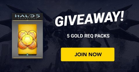 5 Gold REQ Packs giveaway