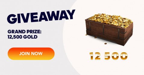 12,500 GOLD giveaway