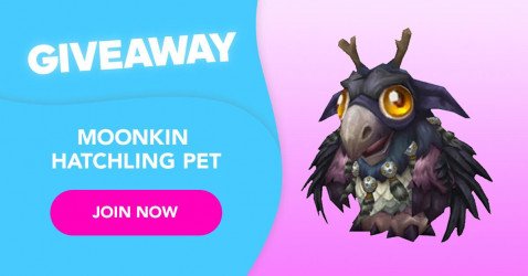 Moonkin Hatchling Pet giveaway