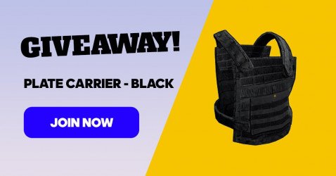 Plate Carrier - Black giveaway