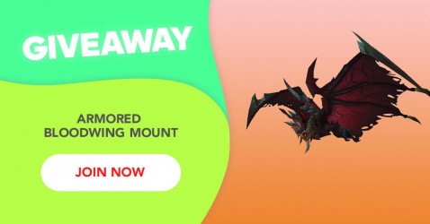 Armored Bloodwing Mount giveaway