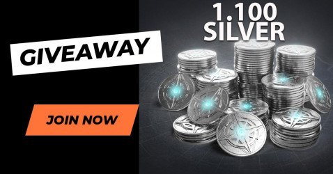 1,100 Silver giveaway