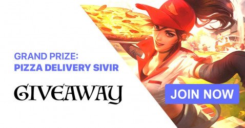Pizza Delivery Sivir giveaway