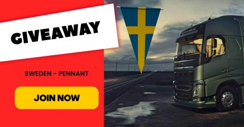 Sweden - Pennant giveaway