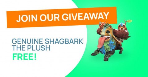 Genuine Shagbark the Plush giveaway