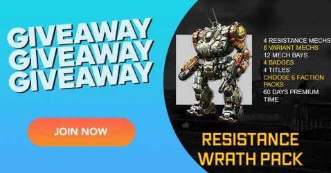 RESISTANCE: WRATH PACK giveaway