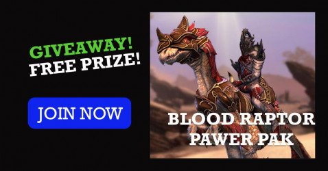 Blood Raptor Power Pack giveaway