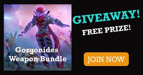 Gorgonides Weapon Bundle (Knight + Cryomancer) giveaway